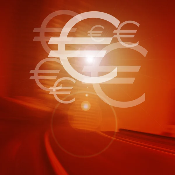 Euro Symbol Background. — Stock Photo, Image