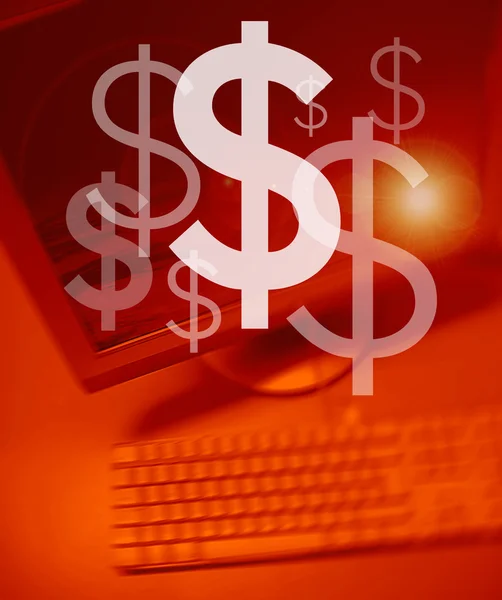 Online Geld verdienen. — Stockfoto