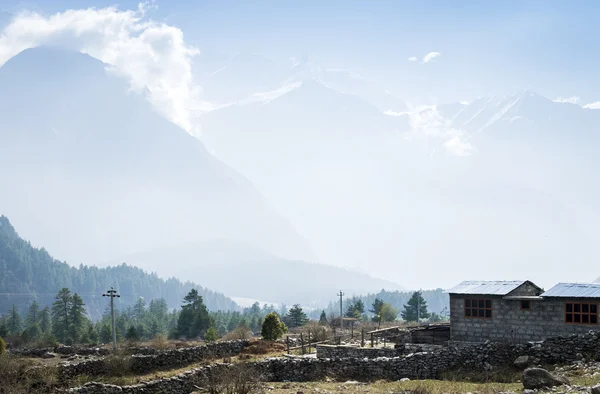 尼泊尔喜马拉雅山脉 — 图库照片