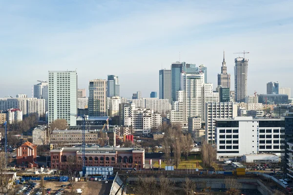 Panorama of Warsaw city — Stock Photo, Image