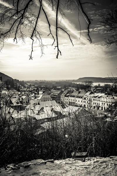 Kazimierz dolny şehir panoraması — Stok fotoğraf