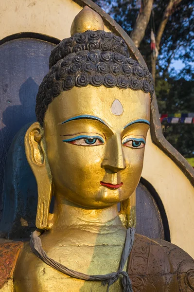 Porträtt av buddha staty — Stockfoto