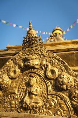 Swayambhunath Stupa, Kathmandu, Nepal clipart