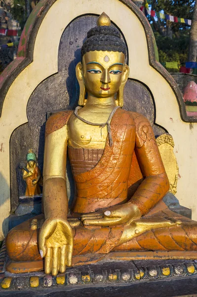 Buddha-Statue in Kathmandu, Nepal. — Stockfoto