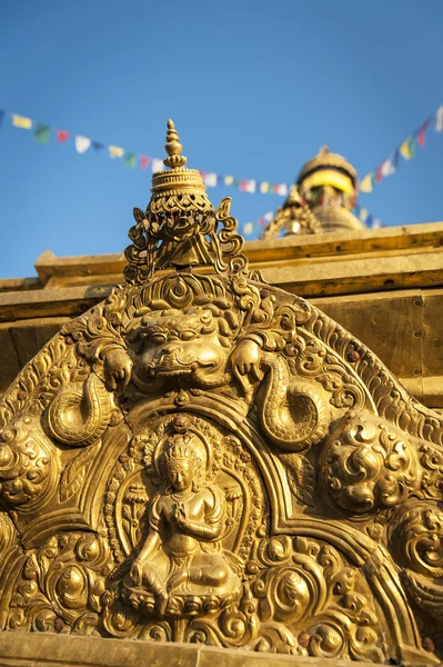 Swayambhunath stoepa, kathmandu, nepal — Stockfoto