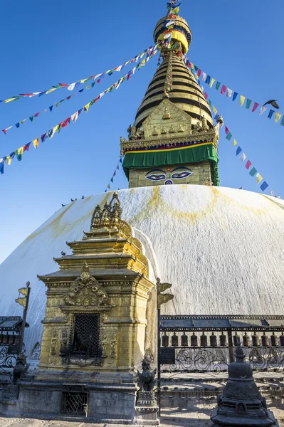Swayambhunath Stupa in Kathmandu, Nepal — Stockfoto