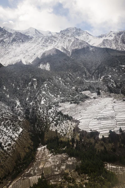Cime dell'Himalaya, Nepal . — Foto Stock