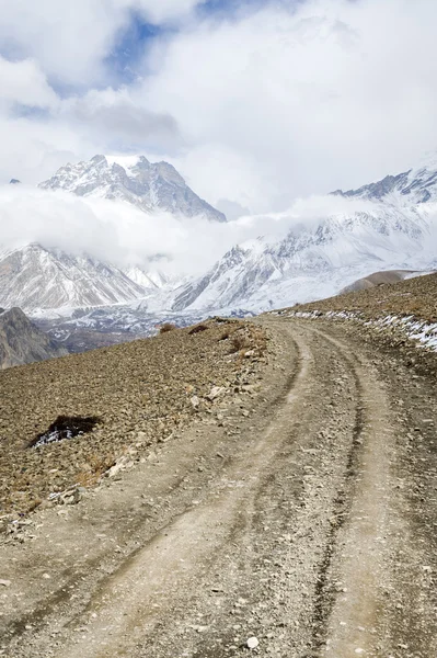 Wanderweg im Himalaya — Stockfoto