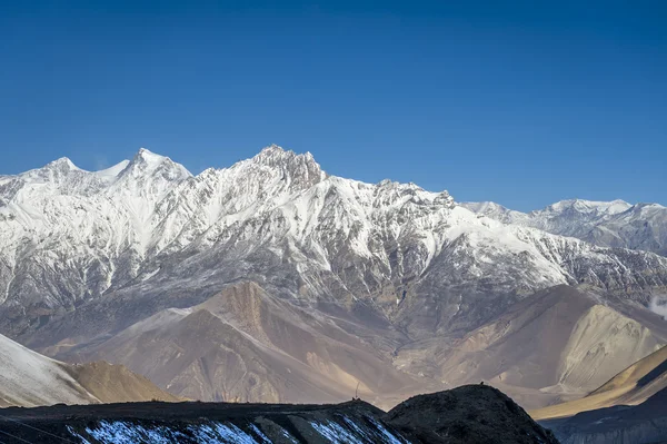 Панорама Гималаев — стоковое фото