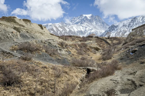Valle en las montañas del Himalaya —  Fotos de Stock