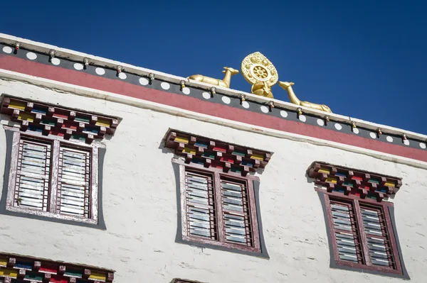 Detail der nepal 'schen Architektur — Stockfoto