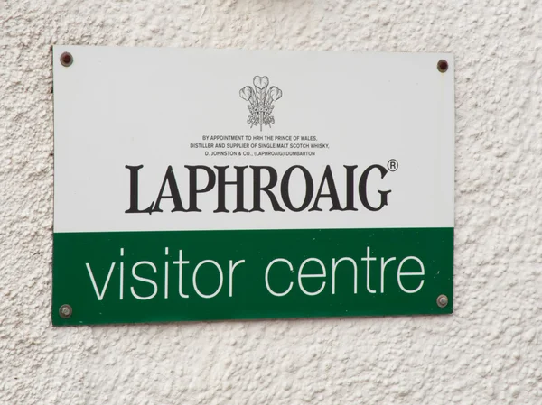 Laphroaig znak — Zdjęcie stockowe