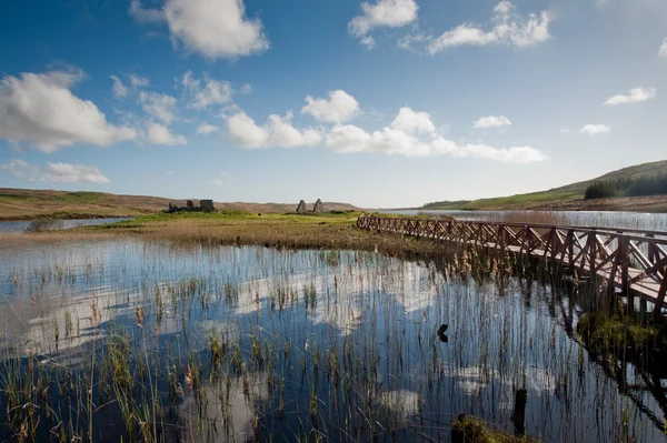 Eilean Mor Loch Finlaggan — Stok fotoğraf