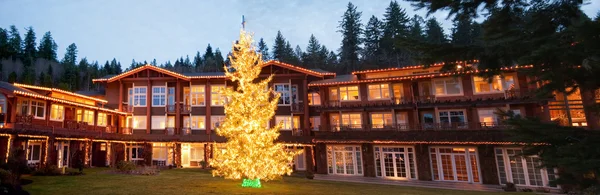 Hotel durante il Natale — Foto Stock