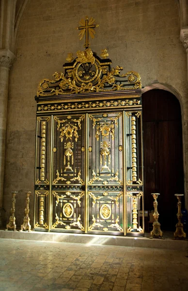Chartres iç kapılar — Stok fotoğraf
