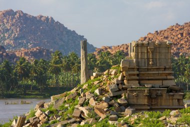 Hampi in South India clipart