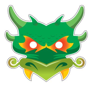 Dragon_Mask vector