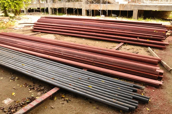 Steel Pipes Industrial — Stock Photo, Image