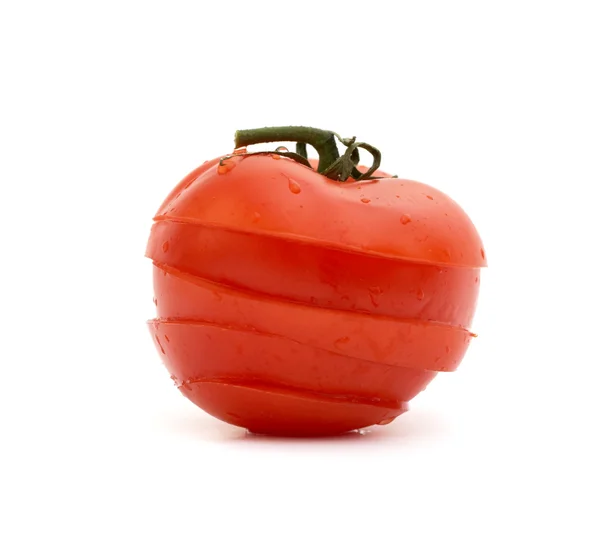 La tomate coupée en tranches — Photo