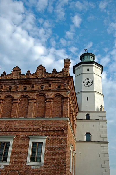 Townhall της sandomierz — Φωτογραφία Αρχείου