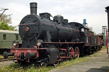 Müzedeki eski lokomotif