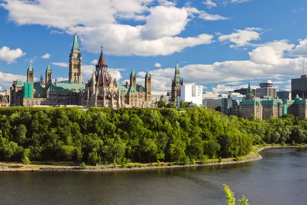 Парламентский холм, Оттава, Онтарио, Канада Стоковое Изображение