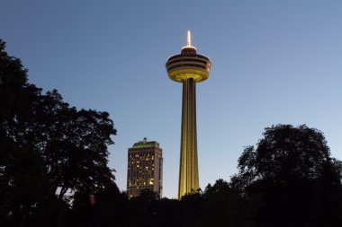 Skylon Tower and Fallsview Casino Resort, Niagara Falls, Canada clipart