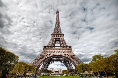 HDR photo of Eifel tower clipart