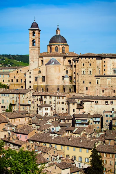 Palazzo ducale in urbino, Italië — Stockfoto