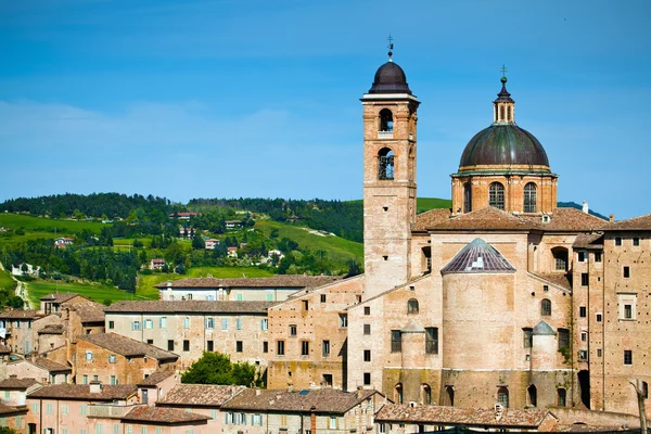 中世纪小镇乌尔比诺意大利 — 图库照片