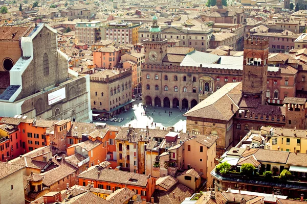 Вид на город Болонья, Италия — стоковое фото