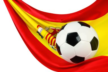 Spain loves football clipart