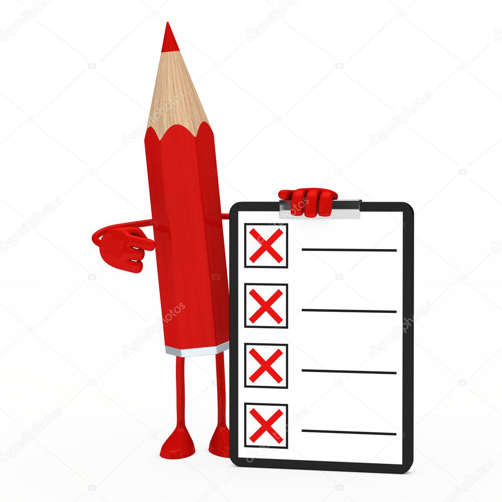 Pencil figure checklist