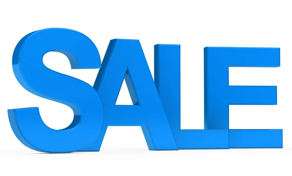 Modré prodej — Stock fotografie