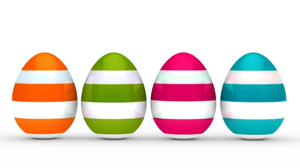 Serie de huevos coloridos — Foto de Stock