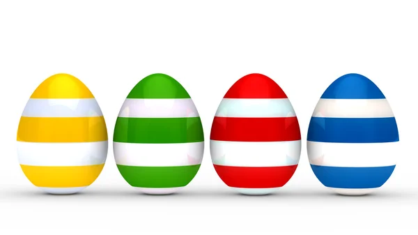 Serie de huevos coloridos —  Fotos de Stock