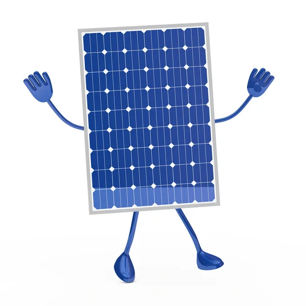 Blue solar figure — Stock Photo, Image