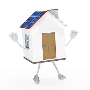 Solar house figure