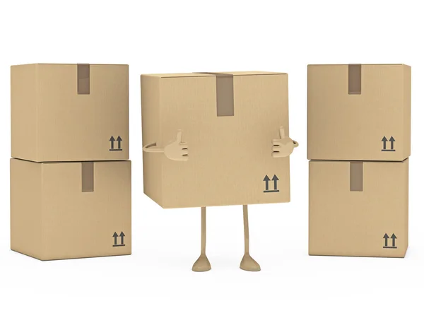 Package figur — Stock Photo, Image