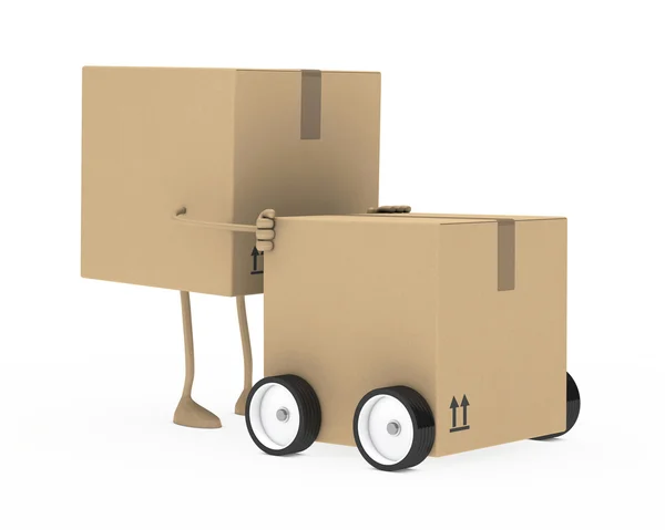 Package figure — Stock Photo, Image