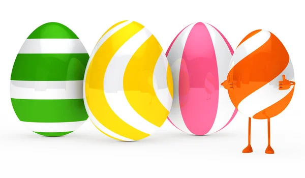 Velikonoční vajíčko obrázek — Stock fotografie