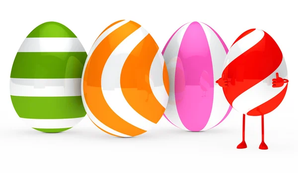 Easter egg figure — Stock Photo, Image
