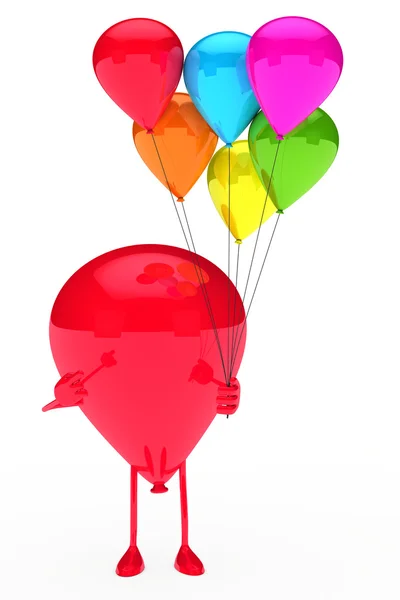 气球 figur — 图库照片