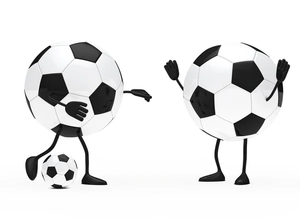 Fotboll figur — Stockfoto