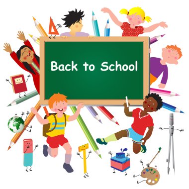 Back to school. clipart