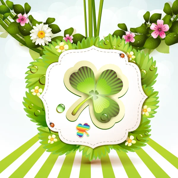 Carte de jour de St Patrick — Image vectorielle