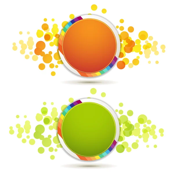 Circle backgrounds — Stock Vector