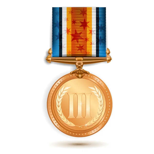 Bronze medal — Stock Vector