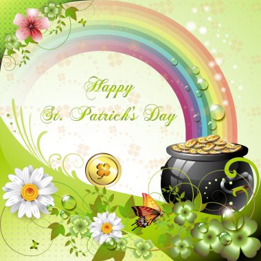 St. Patrick's Day card clipart