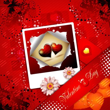 Valentine's day card clipart